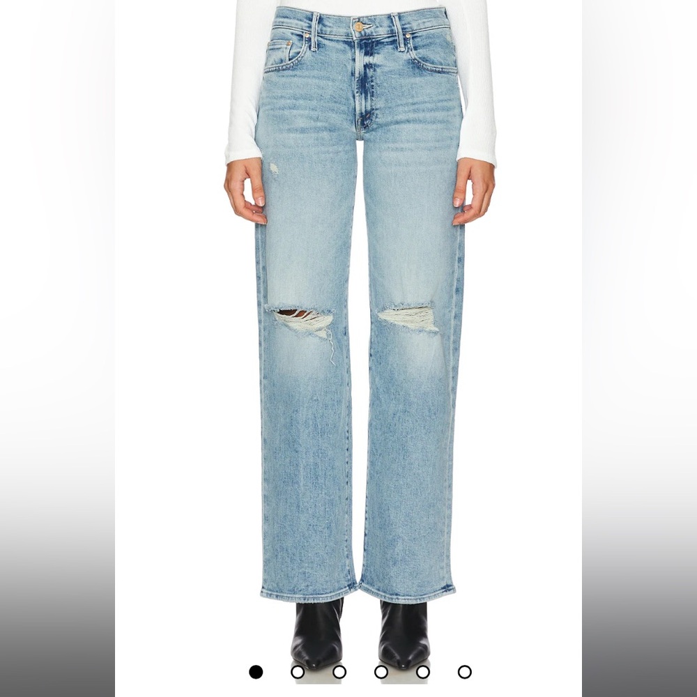 MOTHER Flare Jeans in Light Blue